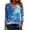 B-Multicolor, variant on CLOISE 3/4 Sleeve Tops Casual for Women Plus Size Christmas Tree V Neck Tee Shirts Pullover Slim Festive Holiday Photos Clothes 3XL