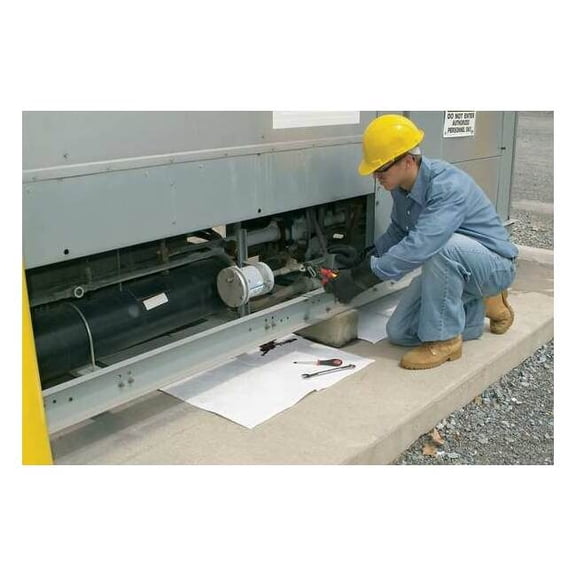 Spilltech Sorbent Pad, 33 gal, 15 in x 19 in, Oil, White, 100 PK WPX100H