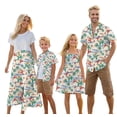 thumbnail image 1 of Trajes hawaianos a juego para papá e hijo, mamá e hija de Cromoncent, 1 of 6