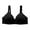 Black, variant on Hfnxid Women Bras Under $ 5.00,Woman's Embroidered Glossy Comfortable Breathable Bra Underwear No Rims