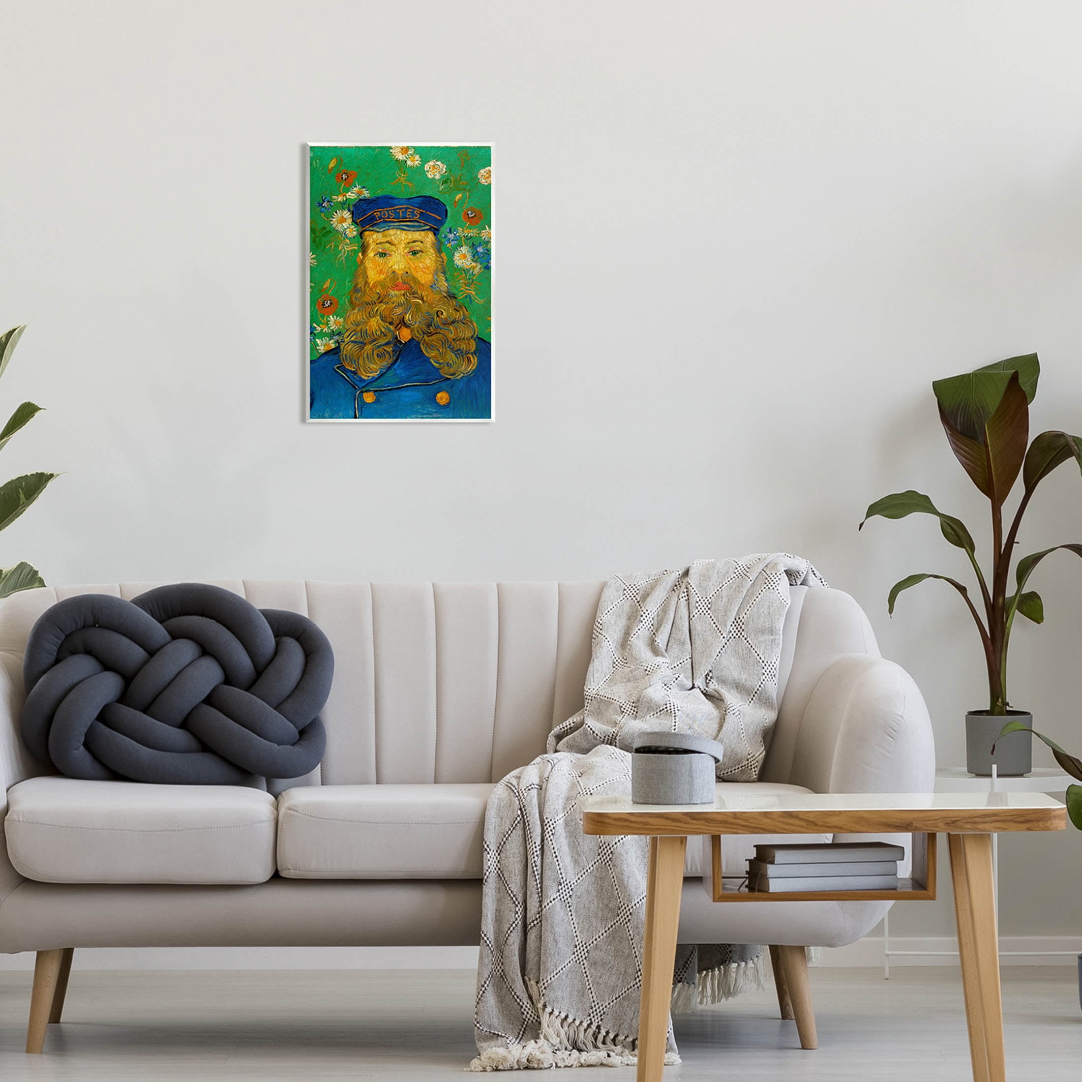 Portrait Of Joseph Roulin Van Gogh Botanical & Floral Painting Unframed Art Print Wall Art