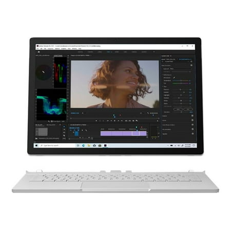 Microsoft Surface Book 3 - Tablet - with keyboard dock - Intel Core i7 - 1065G7 / up to 3.9 GHz - Win 10 Pro - GF GTX 1650 - 16 GB RAM - 256 GB SSD NVMe - 13.5" touchscreen 3000 x 2000 - 802.11a/b/g/n/ac/ax - platinum - kbd: English - commercial, US government - TAA Compliant