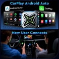 thumbnail image 6 of Elrina 2026 New-Gen Wireless CarPlay Adapter with Button Control, 5s Fast Auto-Reconnect Ultra Mini Wired to Wireless Plug & Play Adapter for iPhone & Android Auto, Stable 5.8GHz WiFi, Bluetooth 5.4, 6 of 9