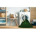 thumbnail image 2 of Ahgly Tapis d'Intérieur Lavable en Machine Carré Vert Transitionnel, 5 Pieds Carré, 2 of 7