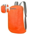 thumbnail image 1 of Dvruxg Sac à Dos Léger et Compact, Sac à Dos Pliable Résistant à l'Eau, Sac de Jour de Voyage et de Randonnée avec Fermetures Éclair Imperméables (Orange), 1 of 5