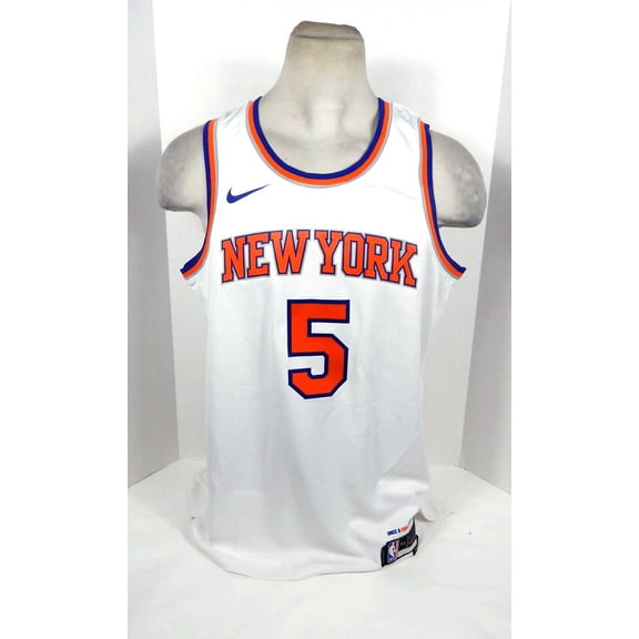 2022-23 Mens New York Knicks Immanuel Quickley #5 Dri-Fit White Jersey Nike 52