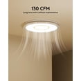 thumbnail image 2 of Extractor de baño Fitop 130CFM 47W con luz 3000K/4000K/5000K, 2 of 9