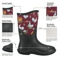 thumbnail image 3 of HISEA Women's Rain Boots Waterproof Insulated Muck Mud Boots Rubber Grden Boot Outdoor, 3 of 6
