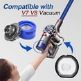 thumbnail image 2 of Dust Bin Lid & Filter Replacement & Motor Rear Cover for V8 Cordless Vacuum Cleaners Repair Vacuum Parts, 2 of 5
