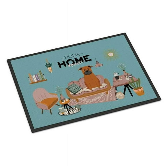 Carolines Treasures CK7956JMAT 24 x 36 in. Chinese Chongqing Dog Sweet Home Indoor or Outdoor Mat