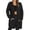 Black, variant on jjayotai Zip Up Hoodies for Women, Long Sleeve Oversized Sweatshirts Casual Lightweight Fleece Jacket with Pockets Black XXL