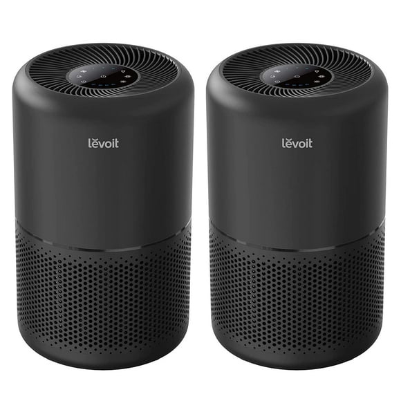Purificador de aire LEVOIT Core 300-P para alergias domésticas y mascotas, color negro