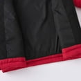 thumbnail image 3 of Mikilon Kids Puffer Jacket Size 4-9 Years Patchwork Color Zip-Up Hooded Jackets Plus Velvet and Thicken Thermal Winter Clothes Long Sleeve Comfortable Versatile Clothes, 3 of 8
