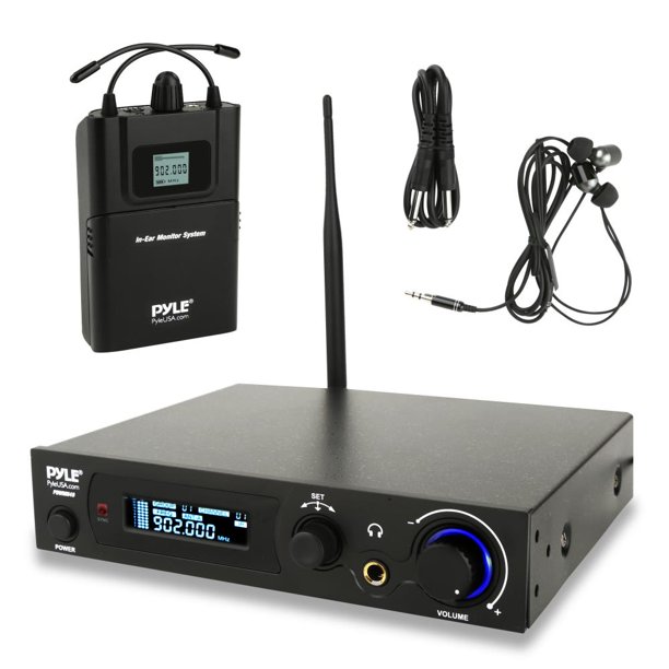 PYLE PDWMN49 Pro Audio InEar Monitor & Receiver Stage IEM Mic