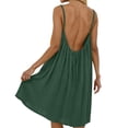 thumbnail image 6 of Women's Summer Sleeveless Tank Dress Beach Casual Solid Color, 6 of 9