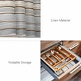 thumbnail image 6 of Placemats Set of 8, Brown Grey Vintage Woven Placemat, Linen Place Mats for Kitchen/Dining Tables, Retro Farmhouse Elegant Pastoral Washable Table Mats for Party, 6 of 8