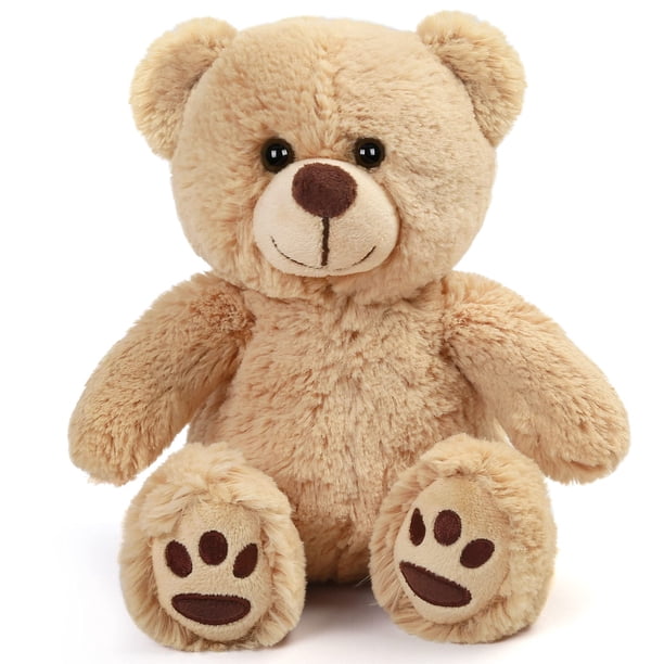 Oso de peluche LotFancy Brown, 25 cm, regalo para niños