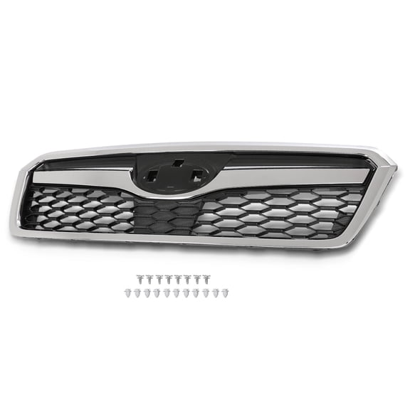 Front Chrome Factory OE Style Grille Grill Fit For 2014-2018 Subaru Forester