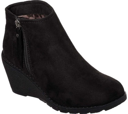 bobs from skechers women's high notes wedge boot