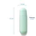 thumbnail image 2 of Portable Travel Toothbrush Holders Box with 6pcs Toothbrushes, Case Hiking Camping Protect Storage Box Travel Tooth Toothbrush Cover Toothpaste Organizer Bathroom Accessories (Pink), 2 of 7