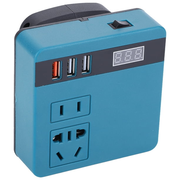Inversor batería litio 120W 18-21V a corriente CA 220V para Makita