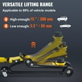 thumbnail image 4 of KFFKFF 2.5 Ton Low Profile Floor Jack, Durable Steel Construction with Single Piston Lift Pump, Lifting Range from 3.35" to 14.96", 4 of 9
