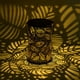 thumbnail image 1 of Decoración del hogar, faroles solares colgantes para exteriores, farol metálico ahuecado, luz LED decorativa para jardín, delicado adorno para patio., 1 of 5