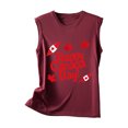 thumbnail image 4 of Puliio Womens Tank Tops Sleeveless Letter Print Shirts Summer Stylish Going Out Tops for Women, 4 of 5