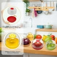 thumbnail image 5 of Fruit Storage Containers for Fridge, Lemon Keeper, Lemon Saver Lemon Storage Containers Reusable Lemon Holder Organizer Makes Food Stays Fresh Longer, BPA Free, Yellow, 5 of 7