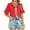 Red, variant on ameIAEA Women Short Sleeve Chiffon Cardigans Casual Open Front Cardigan Summer Jackets