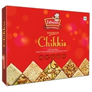Jabsons - Chikki Assorted, Indian Sweet Brittles, 900 G (31.75 Oz)