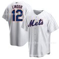 thumbnail image 4 of Metropolis 12 blue Lindor embroidered baseball uniform Jersey generation MLB baseball Jersey, 4 of 5