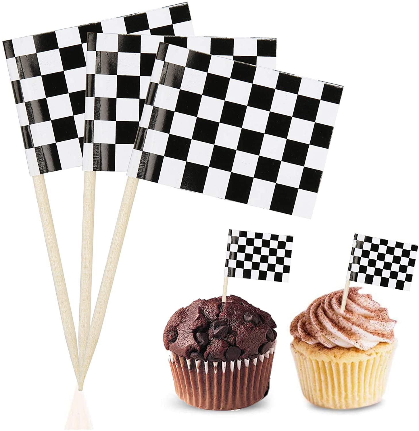 Fun Party Food Decorations Flags on Cocktail Sticks 72 National Flag Picks 