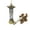 Multicolor-A, variant on Ancient-style Pavilion With A Incense As Ornamental Piece 20 Hollow Incense Sticks