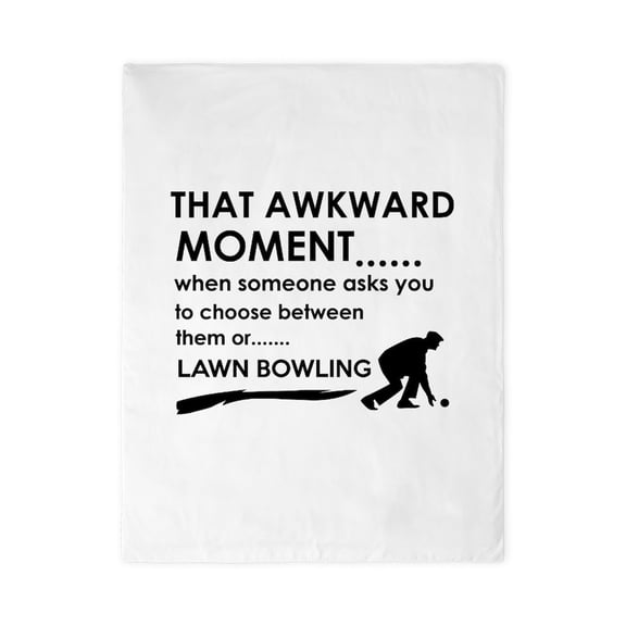 CafePress - Lawn Bowling Sports Designs - Twin Duvet Cover, Printed Comforter Cover