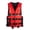 A Red, variant on Adult Life Vest, Women’S Life Jacket Heavy Duty Nylon Personal Flotation Device for Jet Ski Wakeboarding Paddleboarding Rafting Emergency Water Rescue Marine Safety Vest