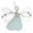 B, variant on Handmade Angel Ornament Handmade Coastal Beach Christmas Decor Angel Xmas Tree Ornament Christmas Tree Angel Ornament For Home Office Or Seasonal Displays (Blue)