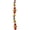 Gold, Green, and Red, variant on John Bead DIY Designer Bead Strand - Round Wood, Red and Green