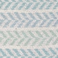 thumbnail image 6 of Ox Bay Ariya Spa Blue/White Chevron Cotton Adult Decorative Throw Pillow, 6 of 10