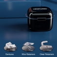 thumbnail image 4 of Inteprter Estuche para llaves Limpieza en remojo Caja de almacenamiento de falsos Plástico lavable Bolsillo Pezón Contenedor de joyas Accesorio Almacenamiento y organización del hogar Azul Inteprter HA059508-01, 4 of 6