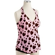 Maternity 2-Piece Heart Halter Tankini