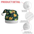 thumbnail image 4 of KLL Christmas Hats for Adults Plush Snails And Butterfies Print Santa Hat Xmas Fluffy Santa Claus Hat for Women Men, 4 of 6