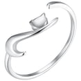 thumbnail image 1 of Anneau Ouvert pour Chat Anneau Réglable pour Chat Anneau Animal Mignon pour Chat Anneau Ouvert pour Femmes, 1 of 4