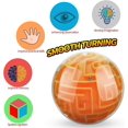 thumbnail image 5 of Amaze 3D Gravity Memory Sequential Maze Ball Puzzle YONGSHENG Juguete Regalos para niños adultos Naranja, 5 of 5