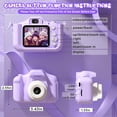 thumbnail image 4 of Cámara para Niños TIME4DEALS HD Digital 48MP Doble Lente Morada, 4 of 8