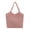 Light pink, variant on Women's Soft Quilted Toted Shoulder Bag Large Capacity Purses Satchel Handbags with Zipper Travel Weekends Bag Gifts