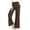 *Brown, variant on Women's High Waisted Front Leg Seam Pants , Work Office Trousers For Women , Ladies' Casual Straight Leg Slacks with Pockets,Black,S-3XL