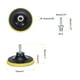 thumbnail image 2 of Discos de lijado de 4 pulgadas con gancho y bucle M14 vástago - Amarillo + Negro 1 juego 2 piezas, 2 of 6