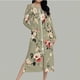 thumbnail image 4 of Batas de invierno para mujer, camisón cálido y camisón de invierno con cremallera y bolsillos, pijama holgado para mujer., 4 of 9