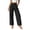 Black, variant on Women's Wide Leg Pants Casual High Waisted Slacks Straight Dressy Pants Palazzo Trousers with Pockets, Black S